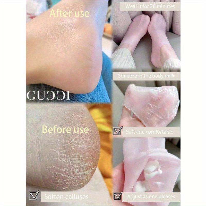 Meias de Gel de Silicone Hidratantes – Cuidado Intenso para Pés Suaves e Hidratados!