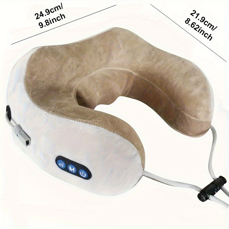 Massageador Elétrico de Pescoço com Calor - Conforto e Relaxamento a Qualquer Hora!