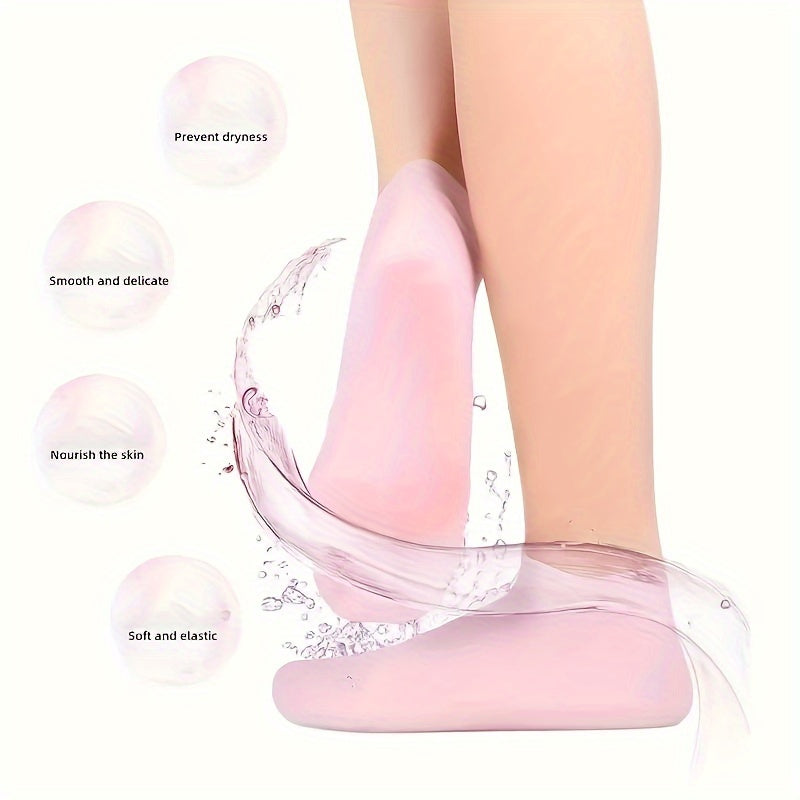 Meias de Gel de Silicone Hidratantes – Cuidado Intenso para Pés Suaves e Hidratados!